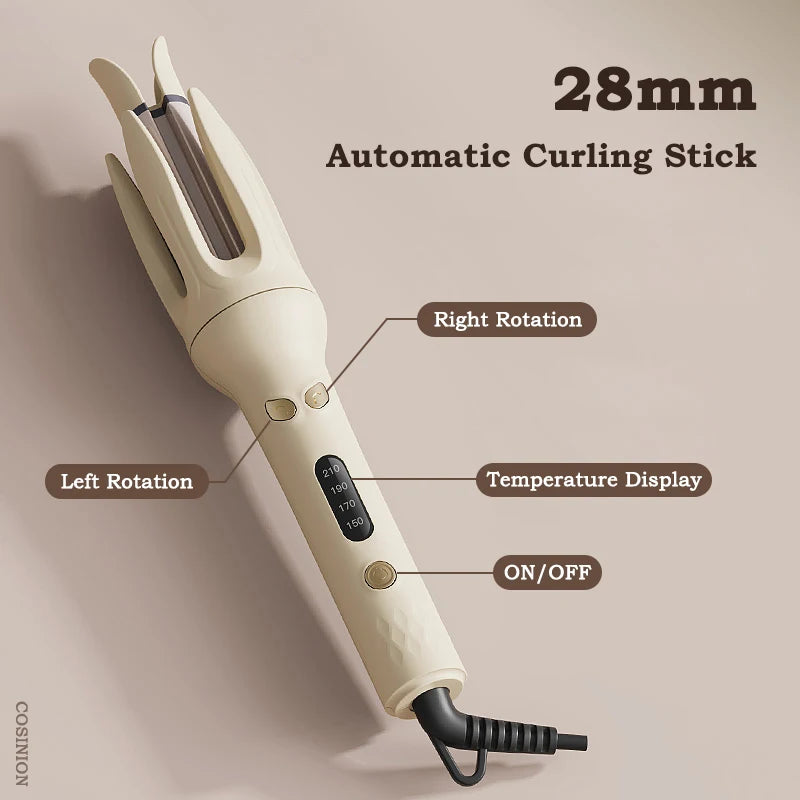 AuroraWave Pro® Automatic Hair Curler