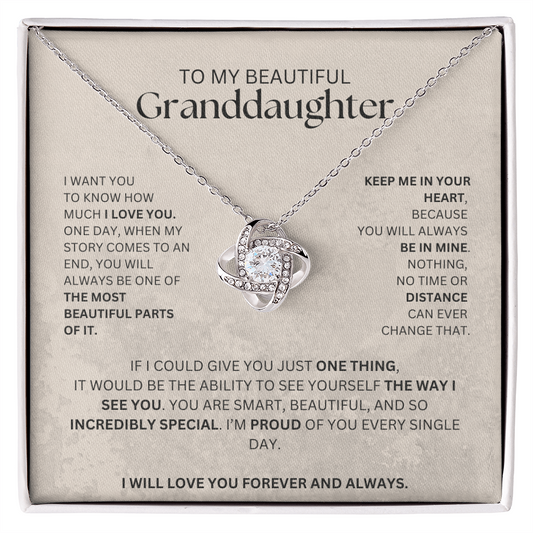 TO MY BEAUTIFUL  GRANDDAUGHTER